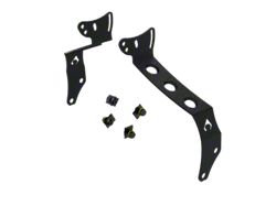 Artec Industries Front Bumper Light Mount for 20-Inch Light Bar; Black (20-26 Jeep Gladiator JT)