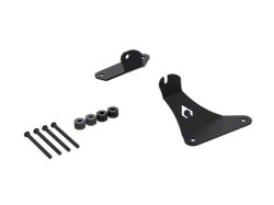 Artec Industries Hood Light Mount for 40-Inch Light Bar; Black (20-26 Jeep Gladiator JT Mojave)