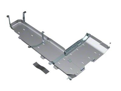 Artec Industries Transfer Case and Fuel Tank Skid Plate; Aluminum (20-25 3.6L Jeep Gladiator JT)