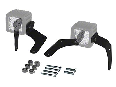 Artec Industries A-Pillar Single LED Cube Light Mounts (18-25 Jeep Wrangler JL, Excluding 4xe)