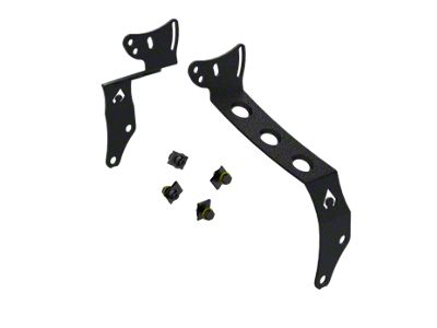 Artec Industries Front Bumper Light Mount for 20-Inch Light Bar; Black (18-25 Jeep Wrangler JL)
