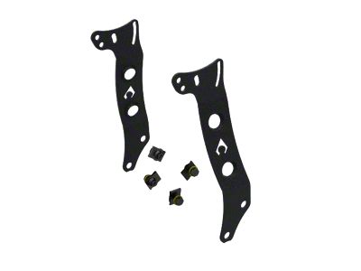 Artec Industries Front Bumper Light Mount for 30-Inch Light Bar; Black (18-25 Jeep Wrangler JL)