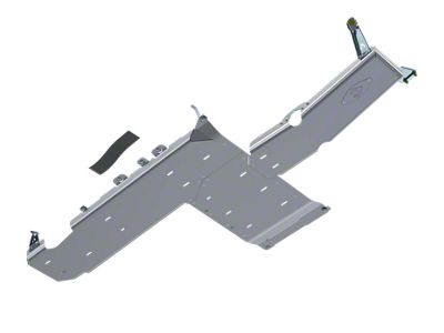 Artec Industries Full Bellypan with Oil Door; Aluminum (Early 2018 3.6L Jeep Wrangler JL 4-Door)