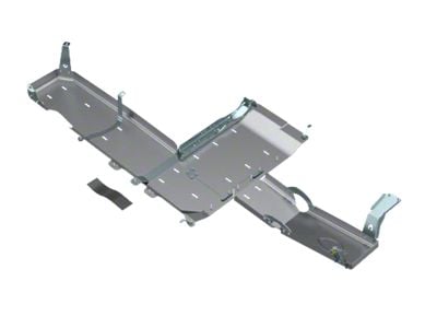 Artec Industries Full Bellypan with Oil Door; Aluminum (Late 18-20 3.6L Jeep Wrangler JL 4-Door)