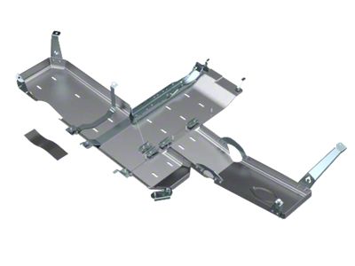 Artec Industries Full Bellypan with Oil Door; Aluminum (21-25 3.6L Jeep Wrangler JL 2-Door)