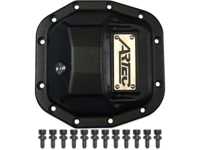 Artec Industries Hardcore Dana 30/M186 Front Differential Cover; Black (18-25 Jeep Wrangler JL, Excluding Rubicon)