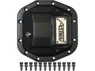 Artec Industries Hardcore Dana 35/M200 Rear Differential Cover; Black (18-25 Jeep Wrangler JL, Excluding Rubicon)