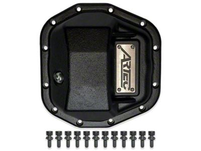 Artec Industries Hardcore Dana 44/M220 Rear Differential Cover; Black (18-25 Jeep Wrangler JL)