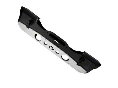 Artec Industries NightHawk Front Bumper with Aluminum Skid Plate; Bare Steel (07-18 Jeep Wrangler JK)