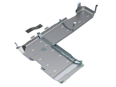 Artec Industries Transfer Case and Fuel Tank Skid Plate; Aluminum (Late 18-25 Jeep Wrangler JL 4-Door, Excluding EcoDiesel)