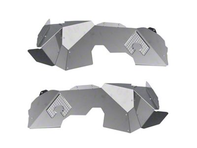 Artec Industries Vented Front Inner Fenders (20-25 3.0L EcoDiesel Jeep Wrangler JL; 21-25 Jeep Wrangler JL Rubicon 392)