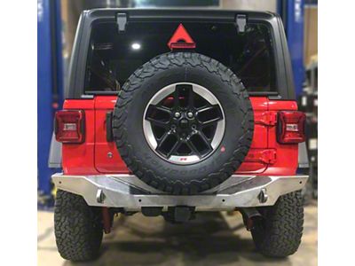 Artec Industries NightHawk Rear Bumper; Bare Steel (18-25 Jeep Wrangler JL)