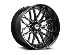 Artem KOSMO Gloss Black 6-Lug Wheel; 20x9; -12mm Offset (04-15 Titan)