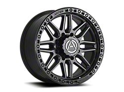 Artem GRIMLOCK Matte Black Face with Gloss Black Lip 6-Lug Wheel; 20x10; -19mm Offset (25-26 4Runner)