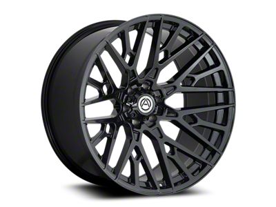 Artem TRIDENT Gloss Black 6-Lug Wheel; 26x12; -44mm Offset (22-26 Bronco Raptor)