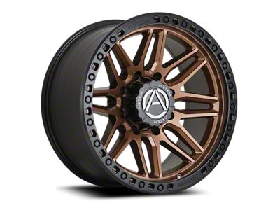 Artem GRIMLOCK Satin Bronze with Satin Black Ring Wheel; 20x10; -19mm Offset (07-18 Jeep Wrangler JK)