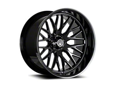 Artem NOVUS Gloss Black Wheel; 22x12; -44mm Offset (07-18 Jeep Wrangler JK)