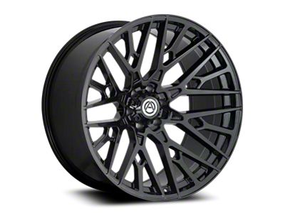 Artem TRIDENT Gloss Black Wheel; 22x10; 0mm Offset (07-18 Jeep Wrangler JK)