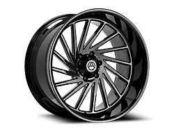 Artem CURVUS Gloss Black 6-Lug Wheel; 26x14; -76mm Offset (16-24 Titan XD)