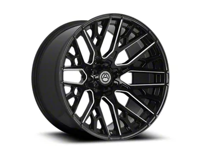 Artem TRIDENT Gloss Black Milled 6-Lug Wheel; 22x10; 0mm Offset (16-24 Titan XD)