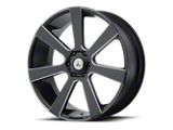 Asanti Apollo Satin Black Milled 6-Lug Wheel; 22x9; 15mm Offset (03-09 4Runner)