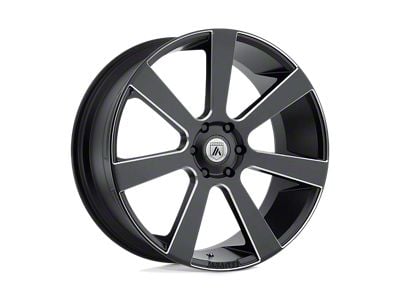 Asanti Apollo Satin Black Milled 6-Lug Wheel; 24x9; 15mm Offset (24-25 Tacoma)