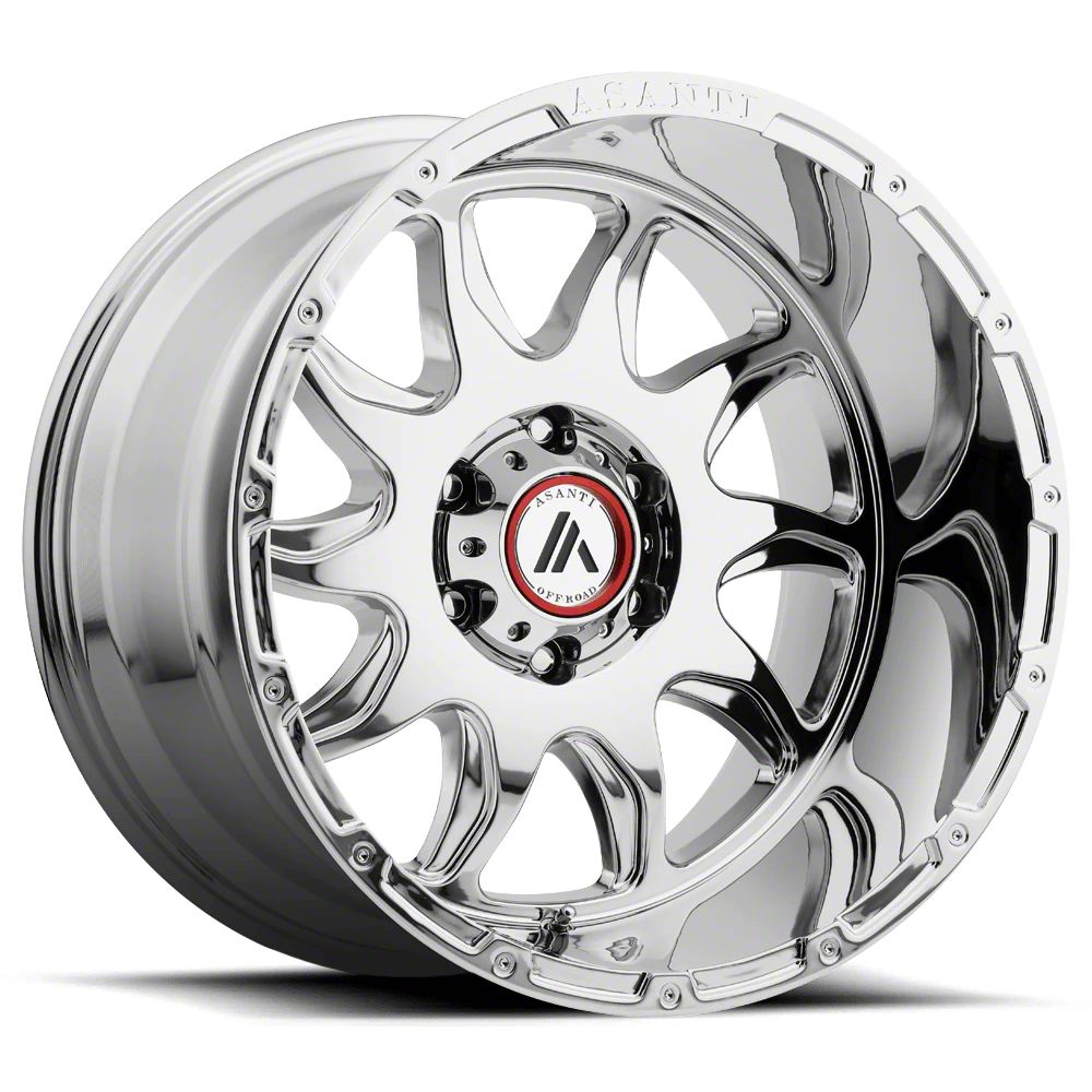 Asanti Toyota 4-Runner Ballistic Chrome 6-Lug Wheel; 22x12; -44mm ...