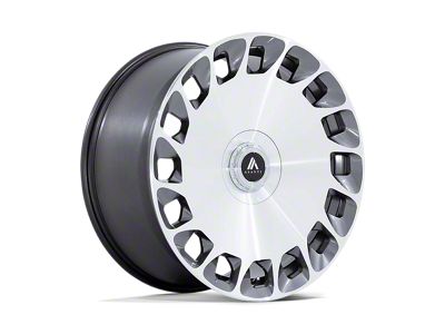 Asanti Aristocrat Gloss Platinum with Bright Machined Face 5-Lug Wheel; 20x10.5; 45mm Offset (21-25 Bronco Sport)