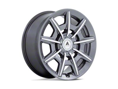 Asanti Esquire Gloss Anthracite Bright Machined 5-Lug Wheel; 20x10.5; 45mm Offset (21-25 Bronco Sport)