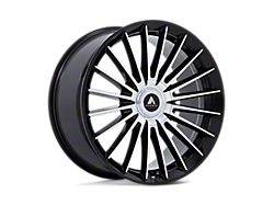 Asanti Viceroy Gloss Black with Machined Face Wheel; 22x9; 38mm Offset (84-01 Jeep Cherokee XJ)