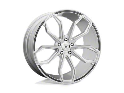Asanti Athena Brushed Silver Wheel; 22x10.5; 35mm Offset (20-25 Jeep Gladiator JT)