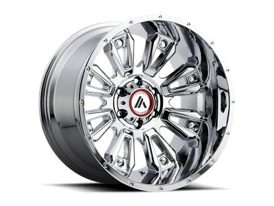 Asanti Blackhawk Chrome Wheel; 20x9; -12mm Offset (20-25 Jeep Gladiator JT)