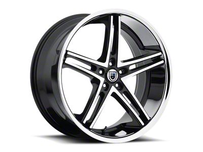 Asanti ABL-7 Machined Face with Stainless Steel Lip Wheel; 20x10; 45mm Offset (87-95 Jeep Wrangler YJ)
