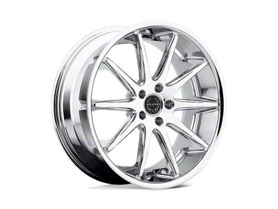 Asanti Capella Chrome Wheel; 20x8.5; 30mm Offset (87-95 Jeep Wrangler YJ)