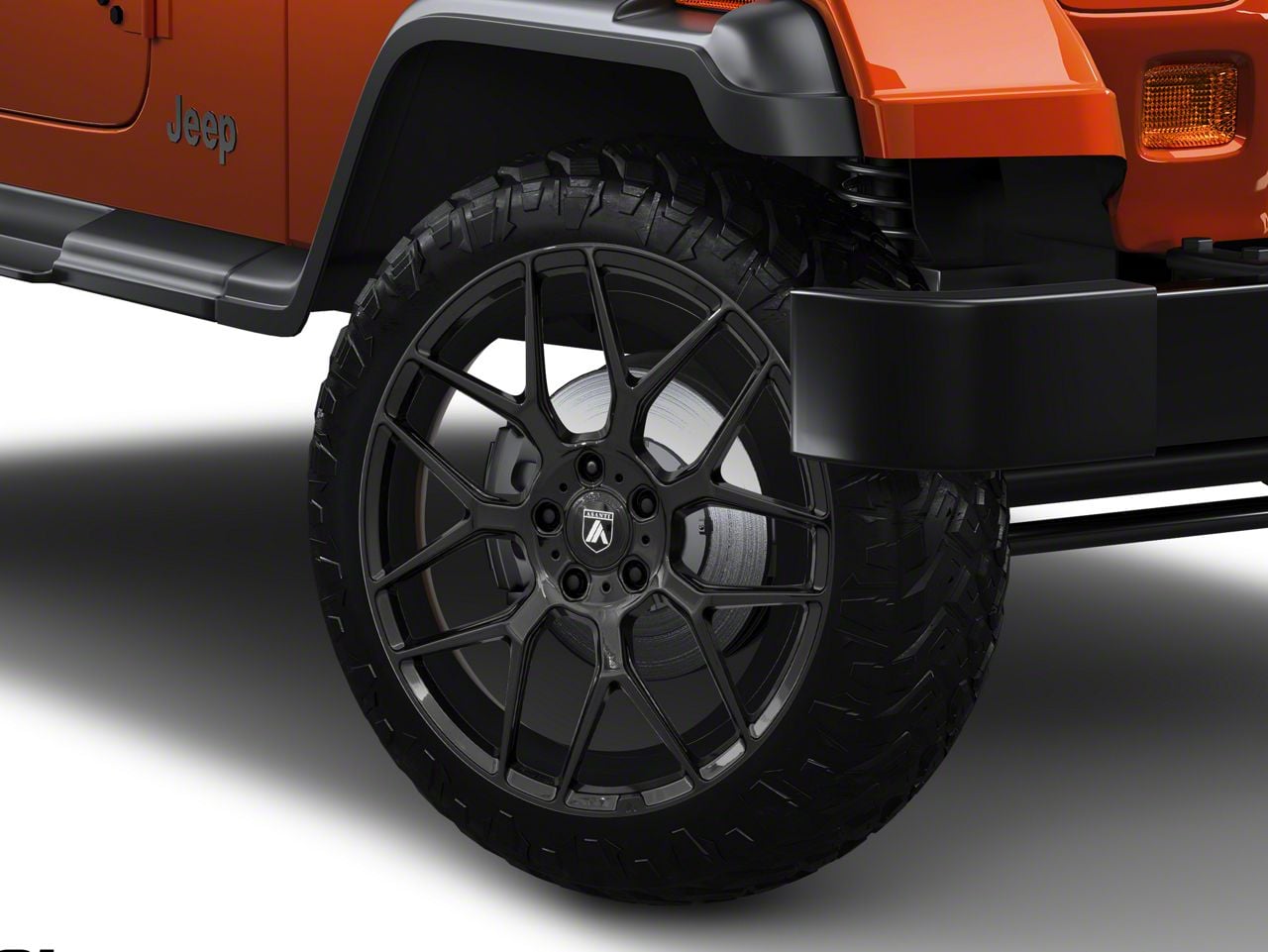 Asanti Jeep Wrangler Dynasty Gloss Black Wheel; 20x9; 35mm Offset ABL27 ...
