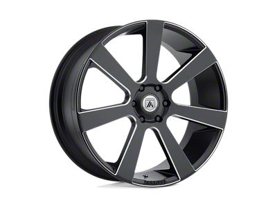 Asanti Apollo Satin Black Milled 6-Lug Wheel; 26x10; 15mm Offset (16-23 Tacoma)