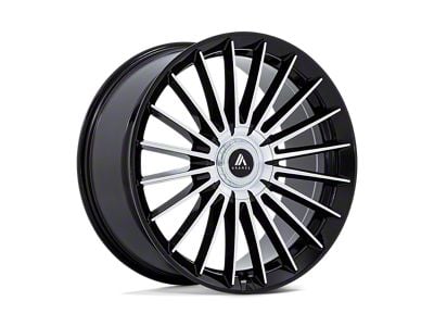 Asanti Viceroy Gloss Black with Machined Face 5-Lug Wheel; 20x10.5; 40mm Offset (05-15 Tacoma)