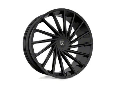 Asanti Matar Gloss Black 6-Lug Wheel; 28x10; 30mm Offset (16-24 Titan XD)