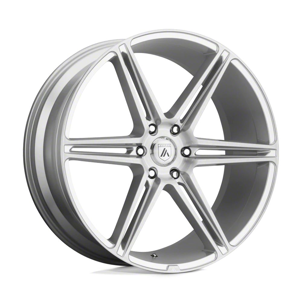 Asanti Tundra Alpha 6 Brushed Silver 6-Lug Wheel; 20x9; 30mm