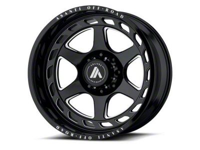 Asanti Anvil Gloss Black Milled 6-Lug Wheel; 20x12; -44mm Offset (22-25 Tundra)