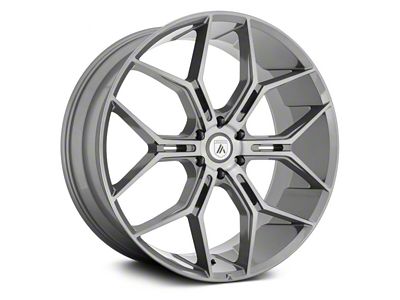 Asanti Monarch Truck Titanium Brushed 6-Lug Wheel; 22x9.5; 20mm Offset (22-25 Tundra)