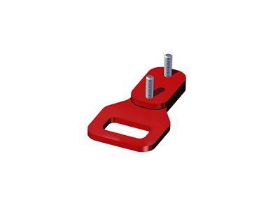 ASFIR 4x4 Rear Tow Hook; Red (21-25 Bronco, Excluding Raptor)