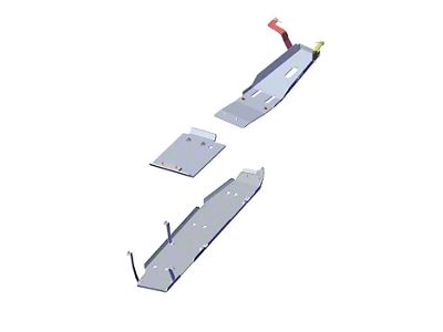 ASFIR 4x4 3-Piece Skid Plate System; Bare Aluminum (18-20 3.6L Jeep Wrangler JL 4-Door)
