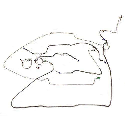 OPR Jeep Wrangler Stainless Steel Brake Line Kit J110276 (1995 2.5L