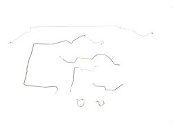 Stainless Steel Brake Line Kit (87-94 Jeep Wrangler YJ w/ Power Disc Brakes w/o ABS)