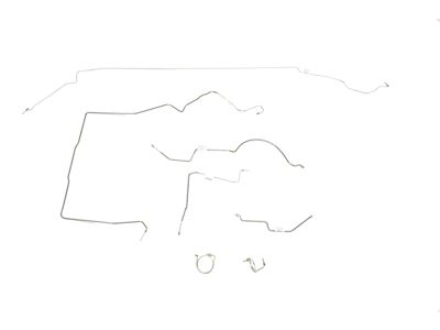 Stainless Steel Brake Line Kit (87-94 Jeep Wrangler YJ w/ Power Disc Brakes w/o ABS)