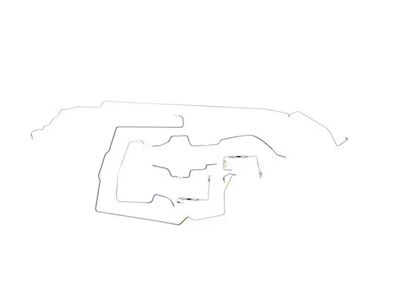 Stainless Steel Brake Line Kit (93-95 Jeep Wrangler YJ w/ ABS)
