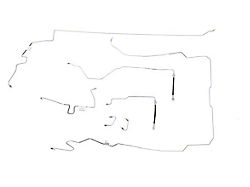 OPR Stainless Steel Pre-Bent Brake Line Kit (03-06 Jeep Wrangler TJ Rubicon)