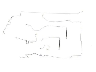 Stainless Steel Pre-Bent Brake Line Kit (03-06 Jeep Wrangler TJ Rubicon)