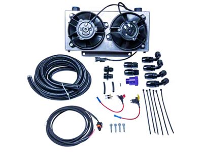 ATS Diesel Performance Auxiliary Dual Fan Transmission Cooler Kit (Universal; Some Adaptation May Be Required)